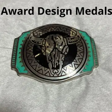 Award Design Medals 버클 터콰이즈 버팔로