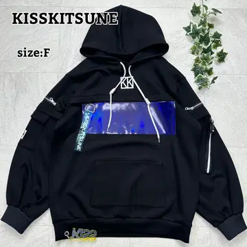 [ HIMEHINA ] KISS KITSUNE 후디 블랙 히나ver.