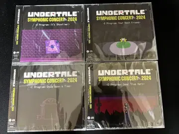 미개봉 언더테일 심포닉 콘서트 2024 CD 4장 세트