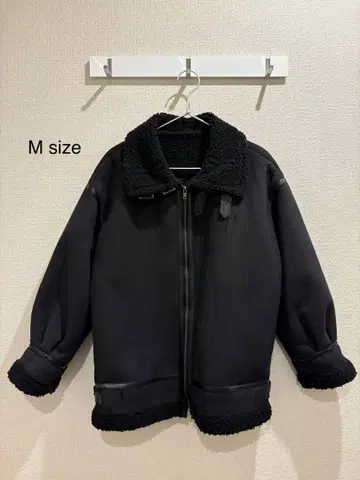 가격 인하 스웨이드 x 보아 페이크 무스탕 B-3 자켓 블루종