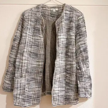 레어 [ L ] MAX STUDIO 체크 무늬 가디건