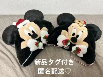 [택 포함 새상품] 미키 미니 디즈니 크리스마스 팬캡