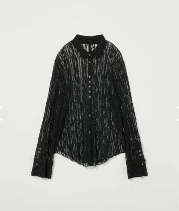 Eaphi TULLE LACE SHIRT 블랙
