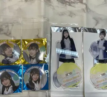 NMB48 묶음 판매 캔 배지 아크릴 스탠드