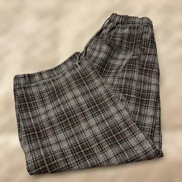 NIKO AND. 체크 무늬 와이드 팬츠 M