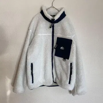 CAMP7 점퍼 플리스 남성용 M 화이트