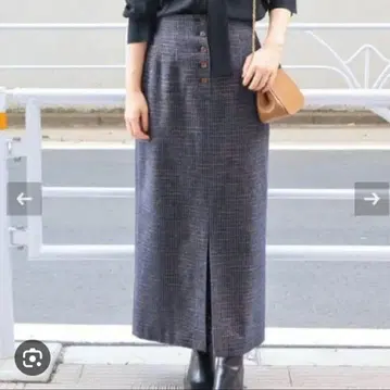 IENA 버튼 플라이 몰 타이틀 스커트