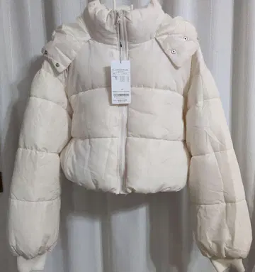 화이트 다운 자켓 F 사이즈