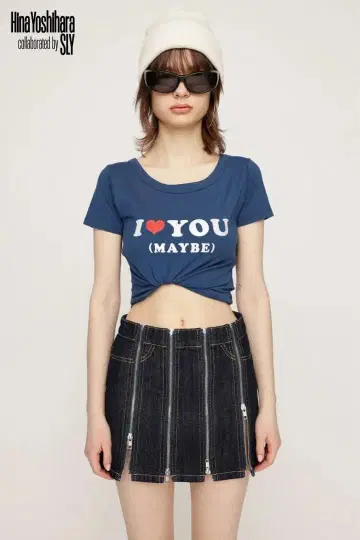 HinaYoshiharaxSLY L/W 데님 스커트