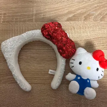 헬로키티 스팽글 머리띠