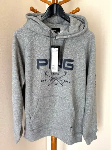 [ 미사용 새상품 ] PING 핑 골프웨어 후디 풀오버 그레이