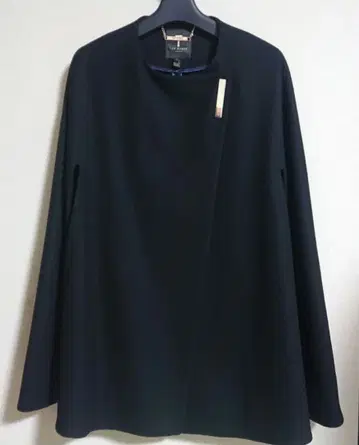 TED BAKER 블랙 케이프 코트 S