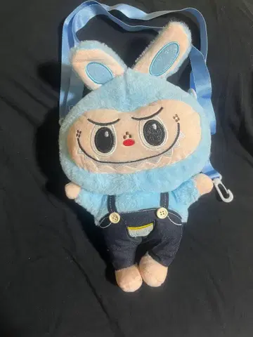 러브부 봉제인형형 숄더백 스카이블루 새상품 미사용