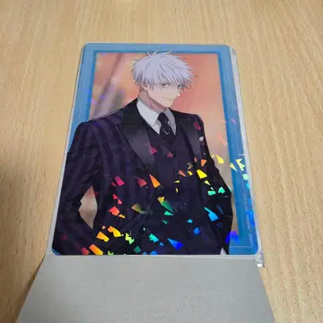 주술회전 환영야행본포 팬파레 트레이딩 클리어 카드 고죠 사토루