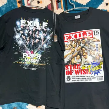 [ EXILE ] 새상품 POWER.STAR of WISH. 목걸이 세트