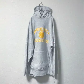 90s Champion 리버스 위브 후드티 자수 택 미네소타