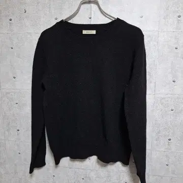 BALLSEY 라메 믹스 니트 블랙 사이즈 38 울