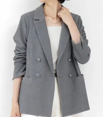 택 포함 새상품 그레이 테일러드 자켓