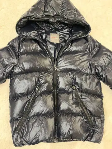 DUVETICA 후드 부착 다운 자켓 네이비 46