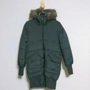 아디다스 롱다운 충전솜 다운 코트 퍼 포함