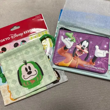 도쿄 디즈니 리조트 구피 파우치&복조리 세트