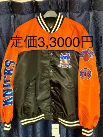 대특가! AVIREX NEW YORK KNICKS 바시티 자켓