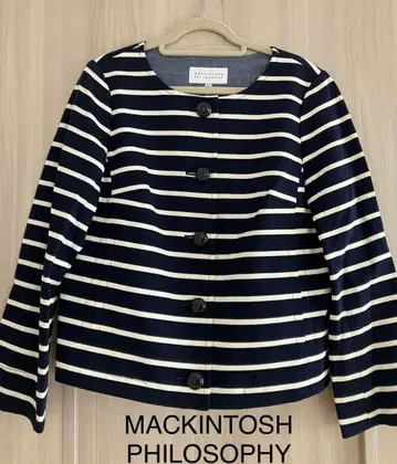 [ 새상품 ] 택 포함 매킨토시 철학 노카라 자켓