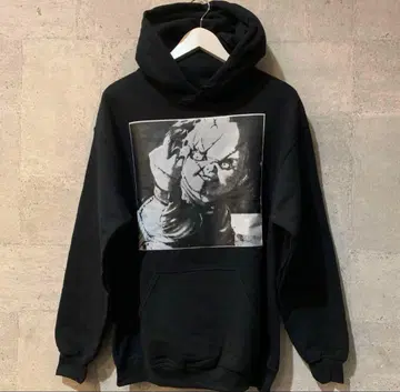 남녀 공용 소량 입고! 처키의 신부 처키 후드티/블랙