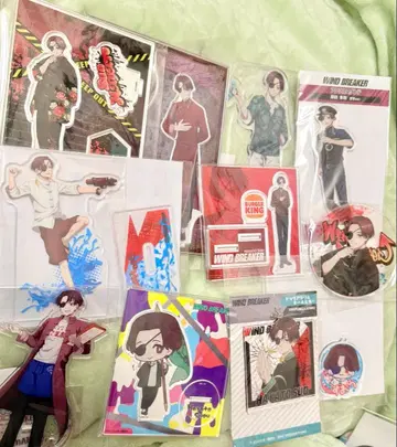 WIND BREAKER 소방준비 아크릴 스탠드 세트