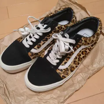 VANS 올드스쿨 레오파드 퍼 아나하임팩토리