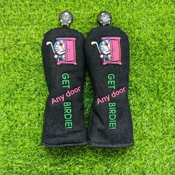 새상품 2세트 도라에몽 데님 골프클럽 헤드커버 UT+UT