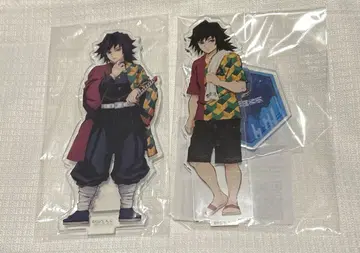 미사용 토미오카 기유 아크릴 스탠드 세트