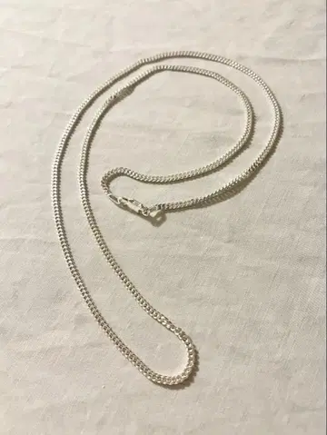 실버 925 체인 목걸이 이탈리아제 60cm