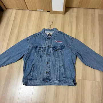 LEE 데님 자켓 자수 로고 포함