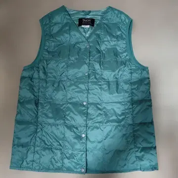 TAION 터콰이즈 그린 이너 다운 베스트 [ L 새상품급 ]