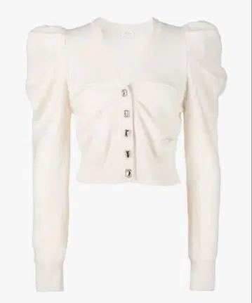 Bibiy. EFFIE PUFF CARDIGAN 하자품 화이트