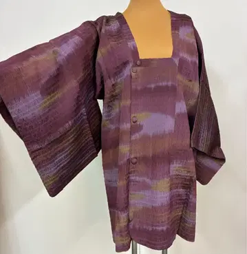 후쿠라오리 미치유키 코트 블러 기모노