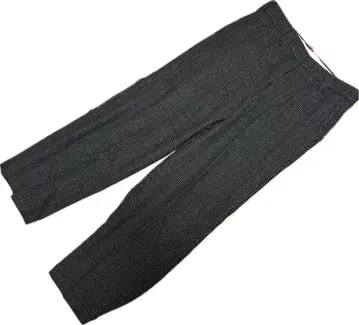 [ 새상품급 ] 모노 체크 배기 스트레이트 슬랙스 M 그레이