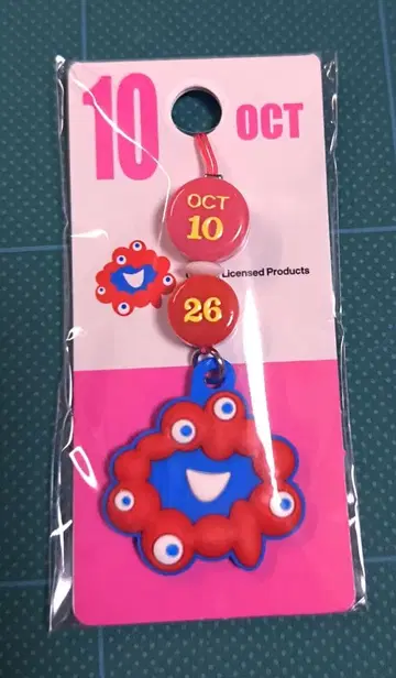 [ 미사용 새상품 ] 기념일 미야쿠미야쿠 키링 기념일 스트랩 10/26