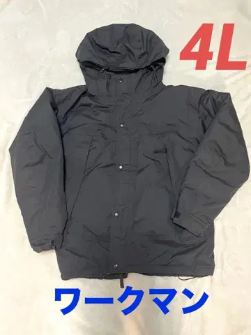 워크맨 남성용 아우터 히트 어시스트 4L 블랙 다운 자켓