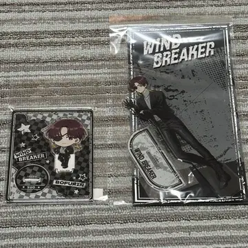 WIND BREAKER 락 가죽 아크릴 스탠드 소방준비