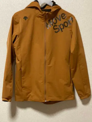 Move Sport 후드 부착 소프트 쉘 자켓 브라운 데상트