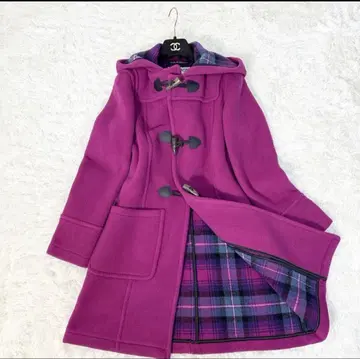 LONDON Tradition 더플 코트 퍼플 36