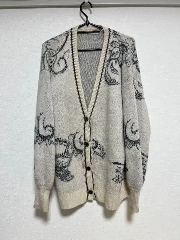 니트 가디건 베이지