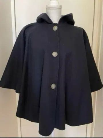 존슨 울 밀스 판초 코트