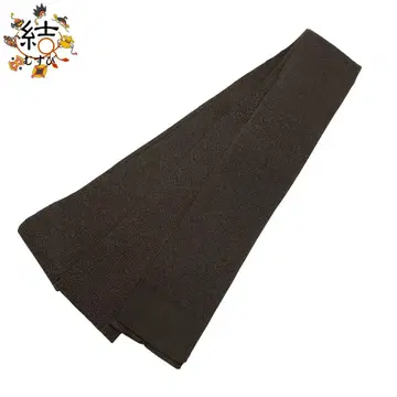 MO-3576 남성용 오비 남성 오비 직조 무늬 짙은 갈색