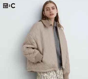 유니클로 UNIQLO C 퍼프 테크 블루종