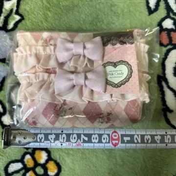 미사용 핑크 캔디 파우치