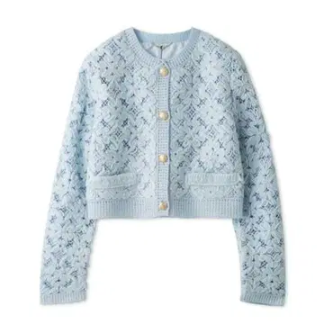 FRAY 니트 자수 가디건