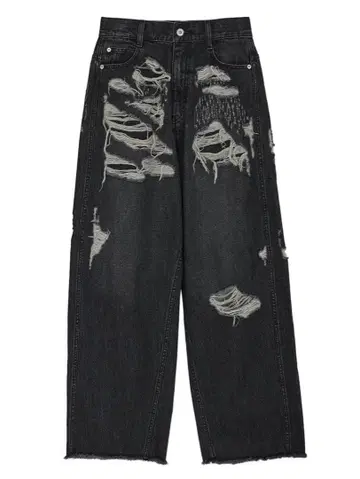 AMERI UND HARD DAMAGE LOOSE DENIM